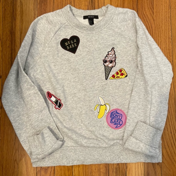 Forever 21 Embroidered Sweatshirt - Picture 14 of 16